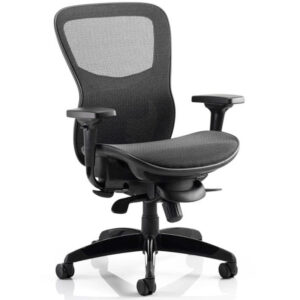 NEXT DAY Stealth Shadow Black Mesh Seat 24 Hour Posture Chair