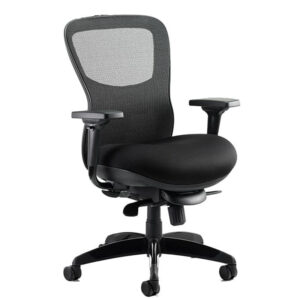 NEXT DAY Stealth Shadow Black Airmesh Seat 24 Hour Posture Chair