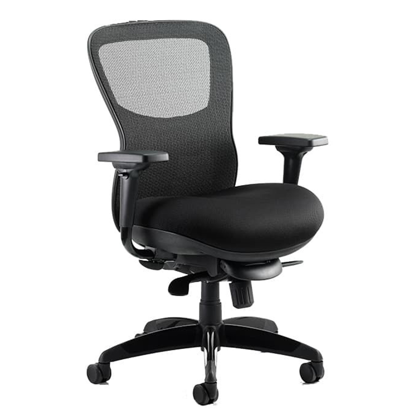 NEXT DAY Stealth Shadow Black Airmesh Seat 24 Hour Posture Chair