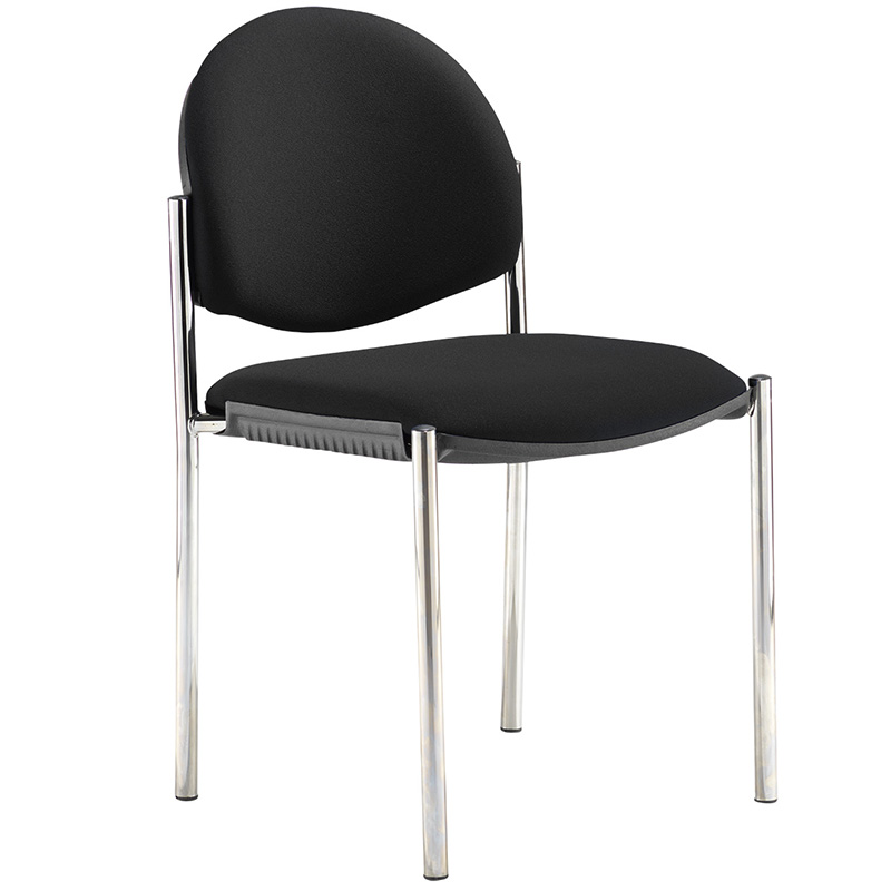 Coda Multi-Purpose Meeting Chair - Chrome Frame