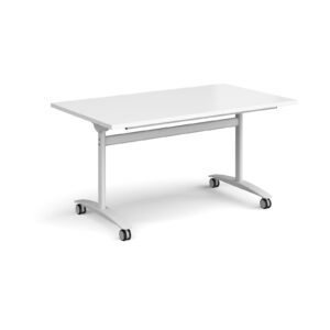 Rectangular Deluxe Fliptop Meeting Table - 1400mm Wide