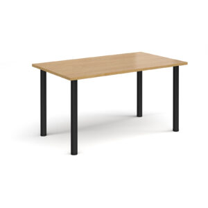 Rectangular Radial Leg Meeting Table - 1400mm Wide