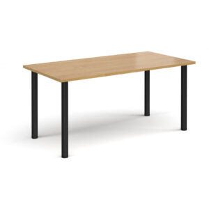 Rectangular Radial Leg Meeting Table - 1600mm Wide