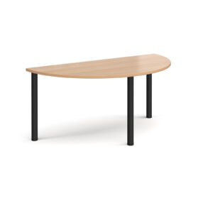 Semi Circular Radial Leg Meeting Table - 1600mm x 800mm