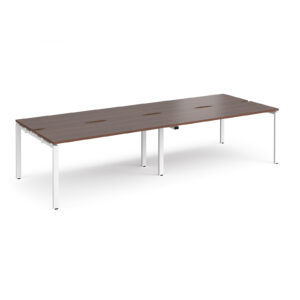 Connect II Deep Double Back to Back Bench Desks - 1200mm Deep