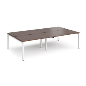 Connect II Deep Double Back to Back Bench Desks - 1600mm Deep
