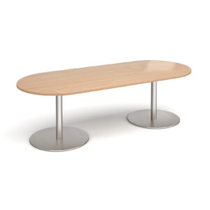 Eternal Radial End Boardroom Table - 2400mm x 1000mm