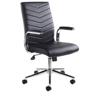 Martinez High Back Managers Chair - Patterned Faux Leather