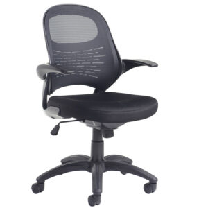 Orion Black Mesh Office Chair with Black Air Mesh Fabric Seat