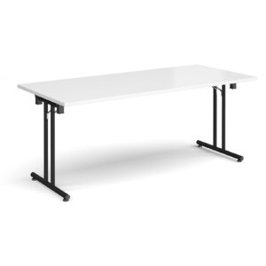 Rectangular Folding Leg Table with Straight Feet - 1800mm Wide