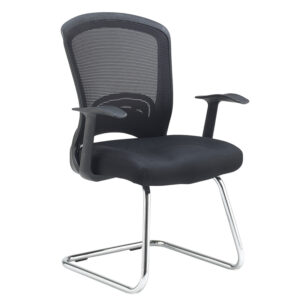 NEXT DAY Phoenix Black Mesh Cantilever Visitors Office Chair