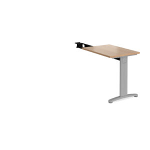 Lillo Cable Managed Cantilever Leg Desk Return - 600mm Deep