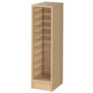 10 Space Single Column Pigeon Hole Storage - 1094mm High