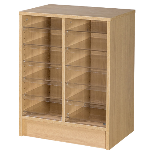 12 Space Double Column Pigeon Hole Storage - 710mm High