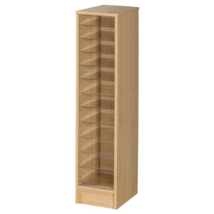 12 Space Single Column Pigeon Hole Storage - 1286mm High