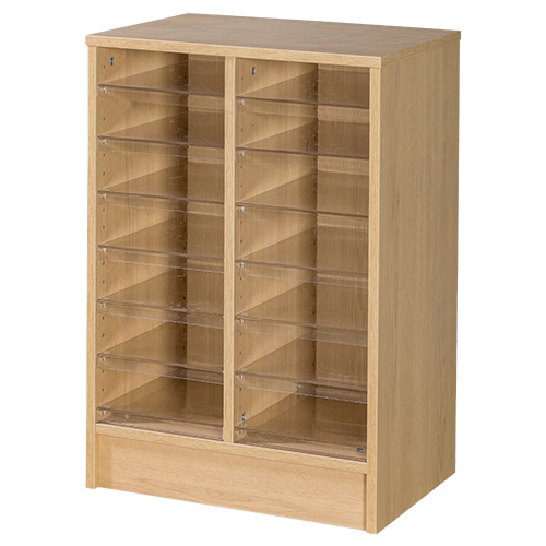 14 Space Double Column Pigeon Hole Storage - 806mm High