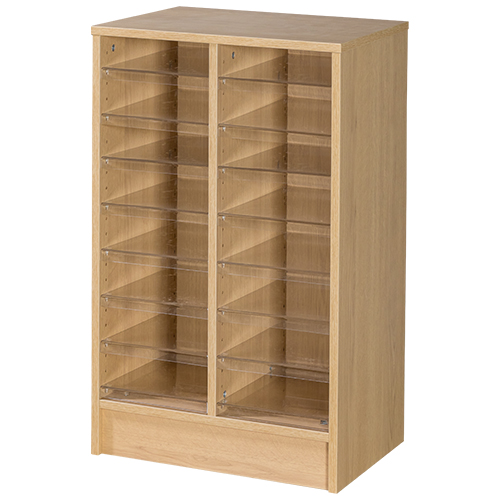 16 Space Double Column Pigeon Hole Storage - 902mm High