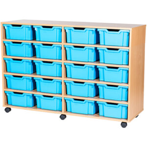 20 Deep Tray Quad Mobile or Static Unit - 1025mm High