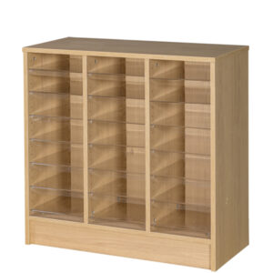 21 Space Triple Column Pigeon Hole Storage - 806mm High