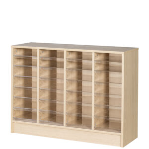 28 Space Quad Column Pigeon Hole Storage - 710mm High