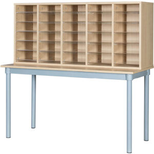 30 Space Pigeon Hole with Table - 1320mm High