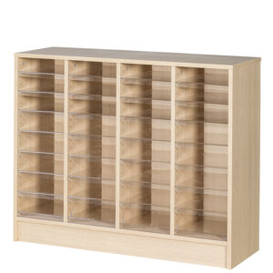32 Space Quad Column Pigeon Hole Storage - 902mm High