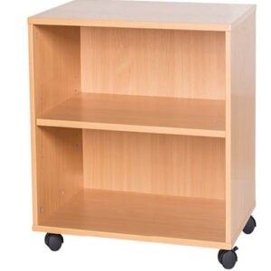 5 High Double Bay Open Mobile or Static Classroom Storage Unit with Shelf - 533mm High
