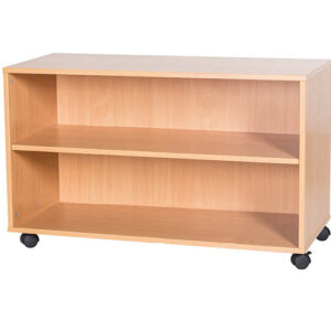 5 High Triple Bay Open Mobile or Static Classroom Storage Unit with Shelf - 533mm High