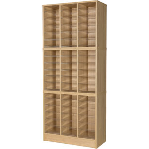 54 Space Freestanding Pigeon Hole Storage - 1930mm High