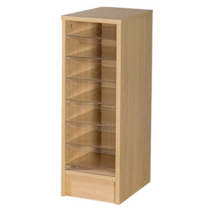 7 Space Single Column Pigeon Hole Storage - 806mm High