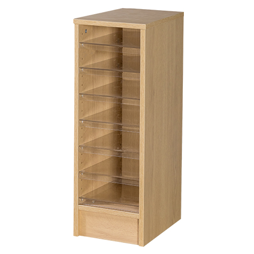 7 Space Single Column Pigeon Hole Storage - 806mm High