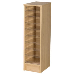 9 Space Single Column Pigeon Hole Storage - 998mm High
