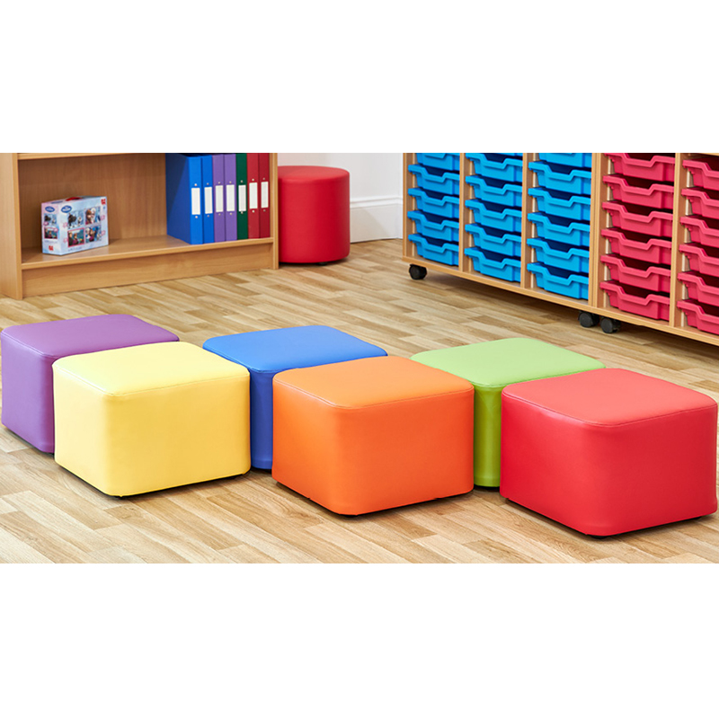 ACORN Cube Shaped Children's Soft Seating - Choice of 8 Colours