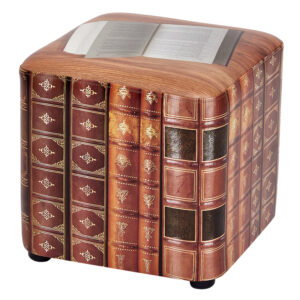 ACORN Durable Soft Seat Pod - Rust Open Book Table Cube