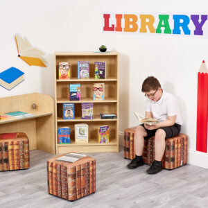 ACORN Durable Soft Beam Seat and Cubes  - Rust Set of 3