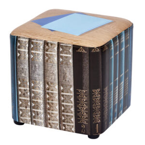 ACORN Durable Soft Seat Pod - Teal Book Pile Table Cube