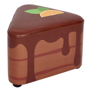 ACORN Durable Soft Set of 6 Seat Pods - Chocolate Cake