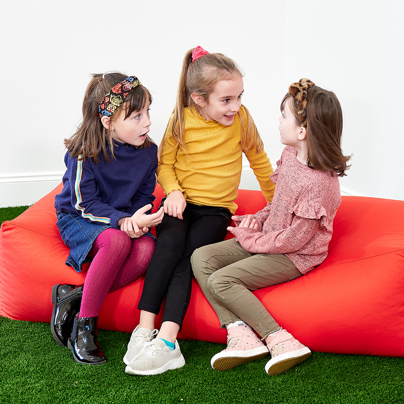 ACORN Large Children's Bean Bag Block - Choice of 14 Colours