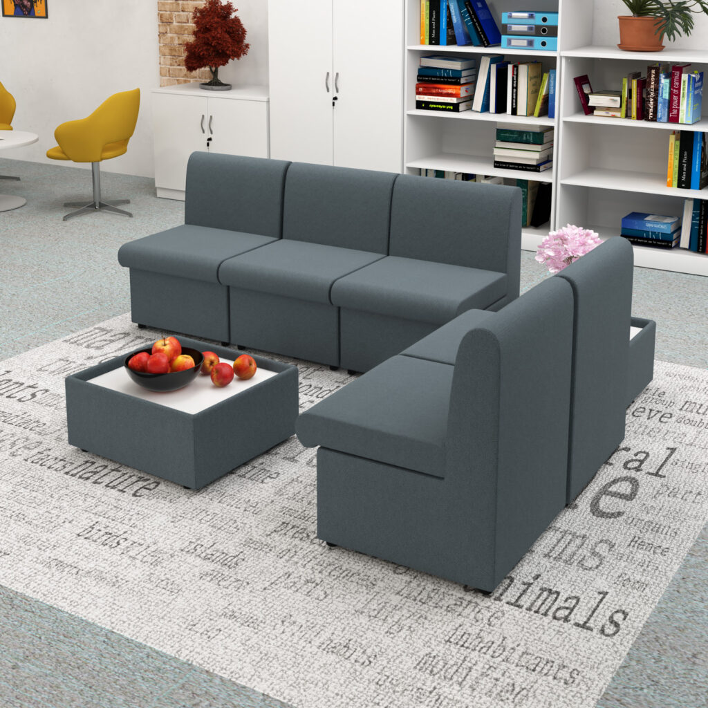 Chester Modular Reception Seating Bundle - Elapse Grey