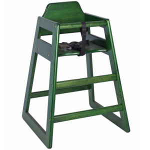 Bambino Wooden Stackable Baby High Chair Green