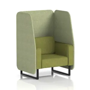 Brixworth Open Booth in Two Tone - Armchair