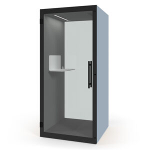 Chatbox Single Person Enclosed Privacy Booth - Various Colours