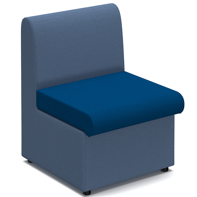 Chester Modular Reception Seating - Maturity Blue Seat with Range Blue Back