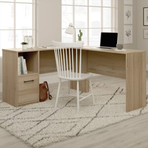Chloe L Shaped Home Office Desk - Summer Oak
