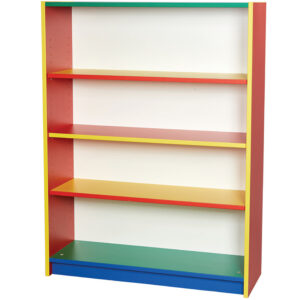 COLORE! Bookcase with Two Adjustable Shelf - 1200mm High