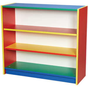 COLORE! Bookcase with Two Adjustable Shelf - 800mm High