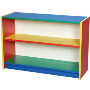 COLORE! Bookcase with One Adjustable Shelf - 600mm High