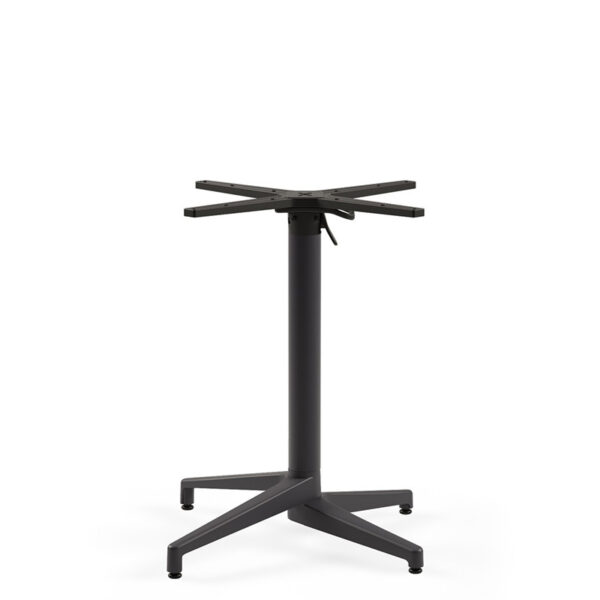 Cuba Large Flip-Top Table Base in Anthracite - Stackable Indoor-Outdoor