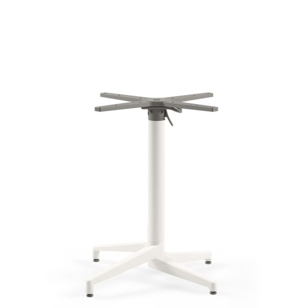 Cuba Large Flip-Top Table Base in White - Stackable Indoor-Outdoor
