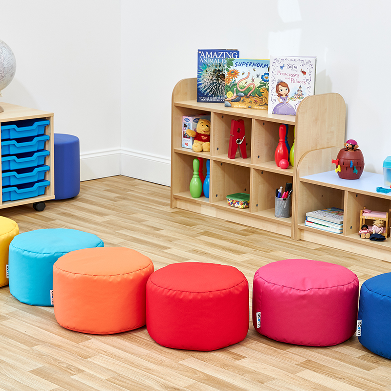 ACORN Set of 6 Round Children's Bean Bags